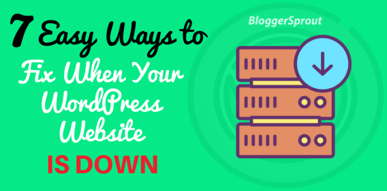 7 Things to Fix When Your WordPress Website Is Down