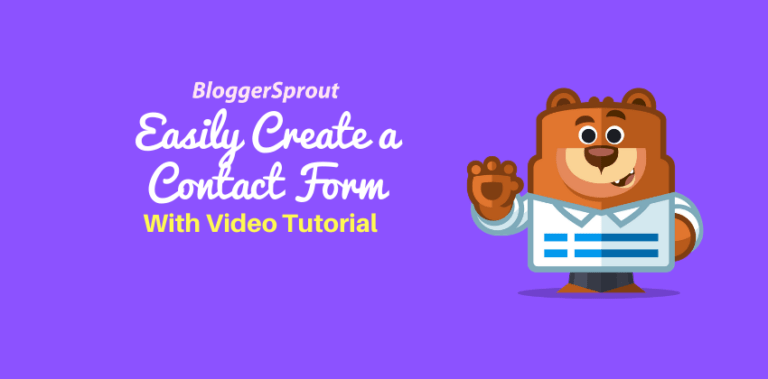 Easily Create a Contact Form in WordPress [ Video Tutorial ]