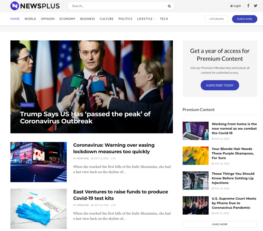 newsplus WordPress Themejnews