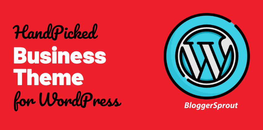 best wordpress business theme BloggerSprout