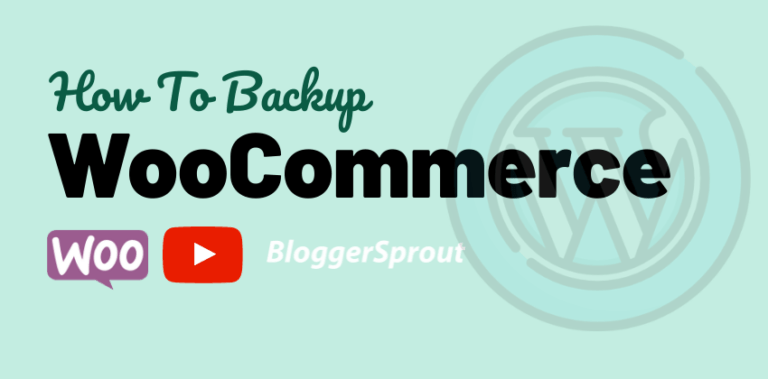 How To Backup WooCommerce Database Easily in 2 Mins